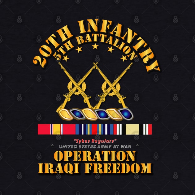 5th Bn - 20th Infantry  - OIF w Svc Ribbons by twix123844